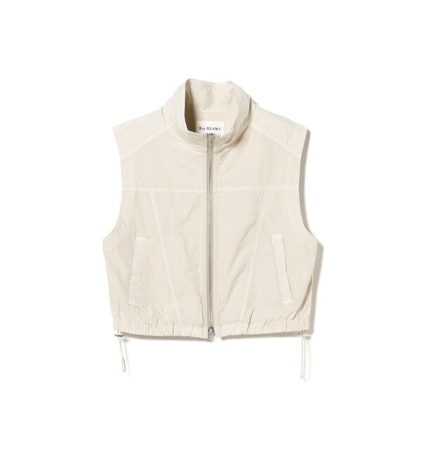 Ray BEAMS 「スタンドカラー ジップ ベスト」|ベスト・ジレ|