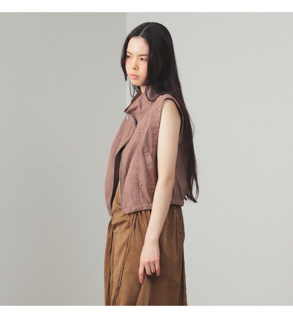 Ray BEAMS 「スタンドカラー ジップ ベスト」|ベスト・ジレ|