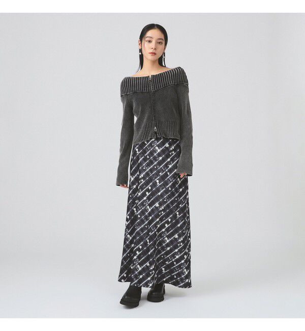 Ray BEAMS 「モールフェード ジップ カーディガン」|ニット・セーター|