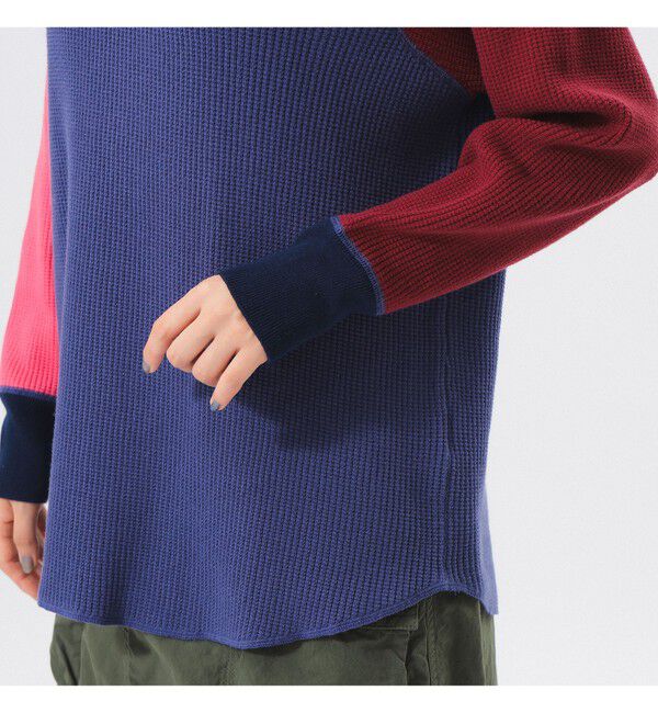 BEAMSBOY「14ゲージ ワッフル クルー」|ニット・セーター|