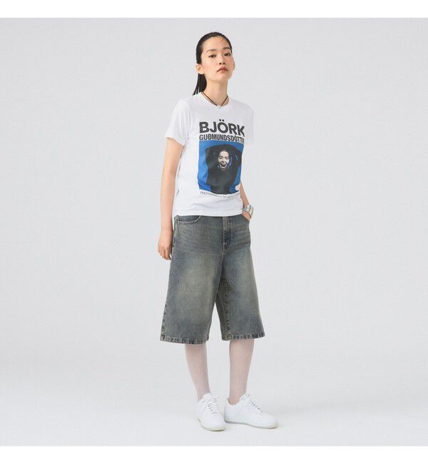 Ray BEAMS 「【別注】Kevin Cummins / 「Bjork」Photo T③」|Tシャツ・カットソー|