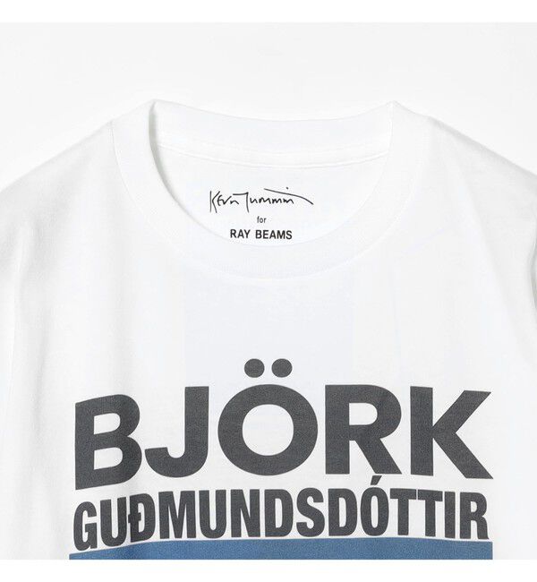Ray BEAMS 「【別注】Kevin Cummins / 「Bjork」Photo T③」|Tシャツ・カットソー|