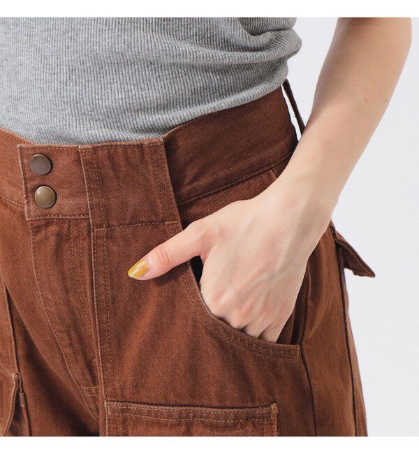 BEAMSBOY「デニム ブッシュ パンツ」|チノ|