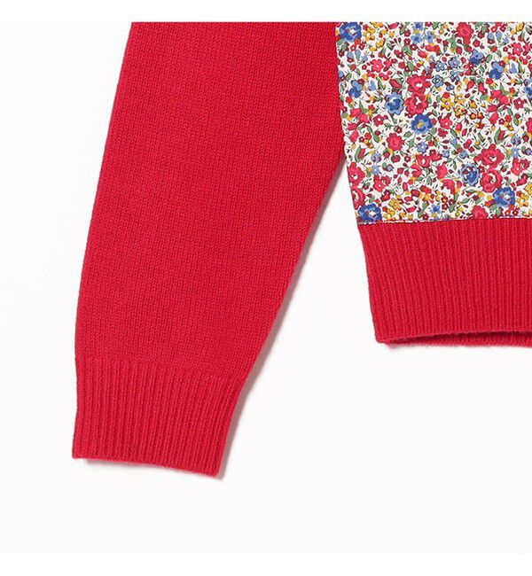 BEAMSBOY「リバティ パッチ カーディガン」|ニット・セーター|