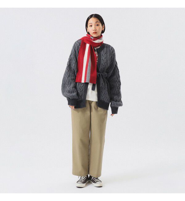 BEAMSBOY「3ゲージ 2トーン アラン カーディガン」|ニット・セーター|