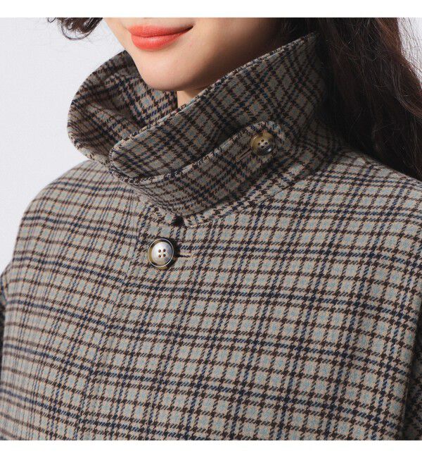 BEAMSBOY「ガンクラブ チェック コート」|ダッフルコート|