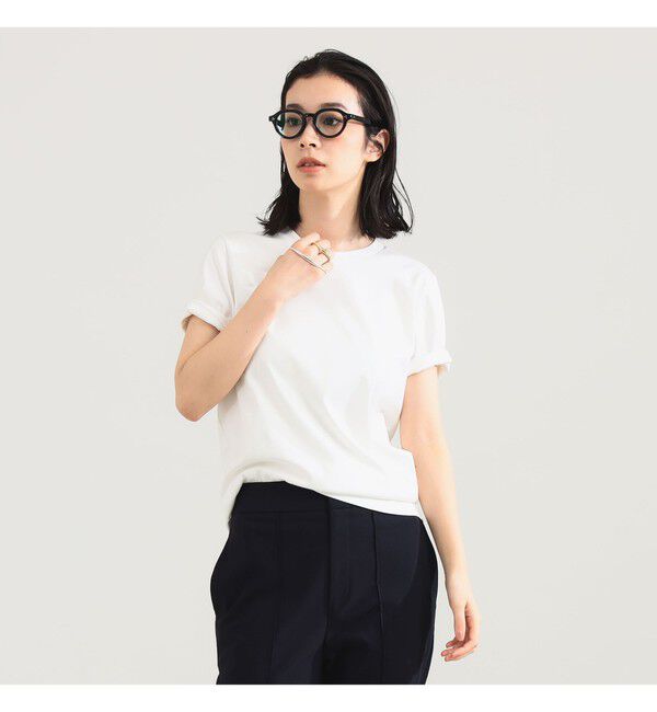 Demi-Luxe BEAMS 「AK+1 / 天竺 Tシャツ」|Tシャツ・カットソー|WHITE