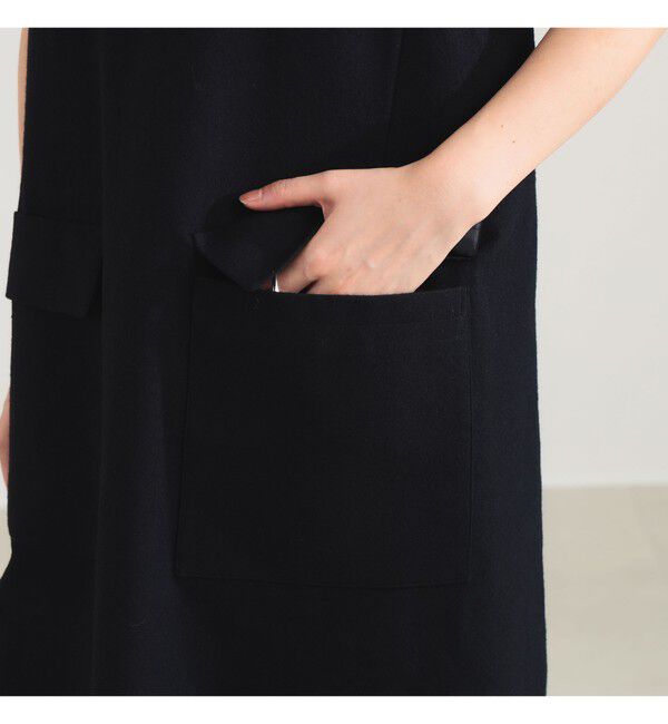 Demi-Luxe BEAMS 「AK+1 / ウール ソリッド ミニワンピース」|ワンピース|