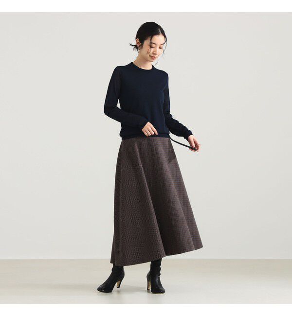 Demi-Luxe BEAMS 「AK+1 / シアースリーブ クルーネックニット」|ニット・セーター|