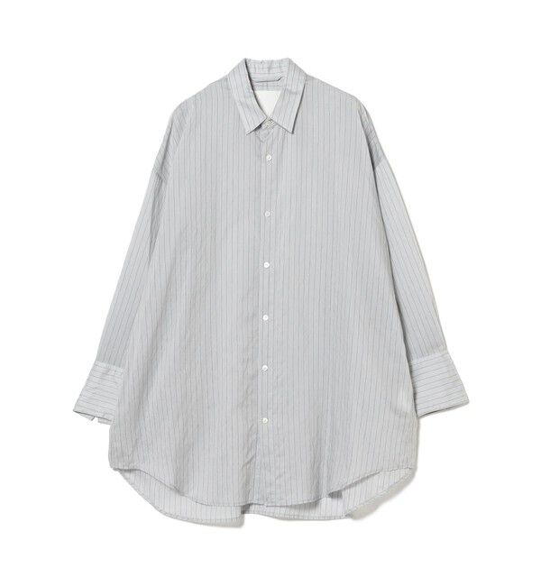 Demi-Luxe BEAMS 「AK+1 / シアー ストライプ シャツ」|シャツ・ブラウス|