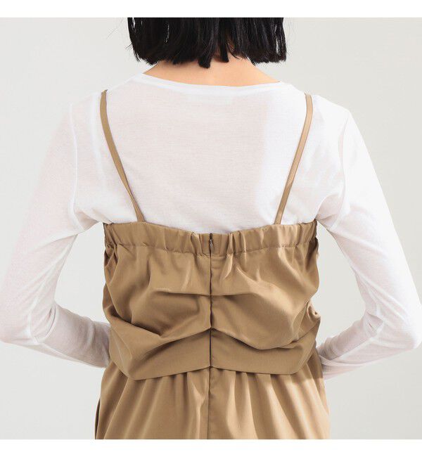 Demi-Luxe BEAMS 「キュプラ ドレープ オールインワン」|オールインワン|