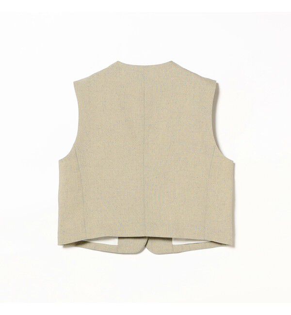 Demi-Luxe BEAMS 「ヒヨク Vネック ショートジレ」|ダウン|