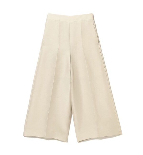 Demi-Luxe BEAMS 「ワイド シルエット パンツ」|チノ|BEIGE