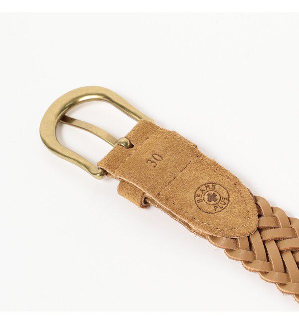 BEAMS PLUS「Suede Mesh Belt」|ベルト|