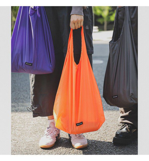 BEAMS「リップストップ マルシェバッグ」|ポーチ|SAFETY_ORANGE
