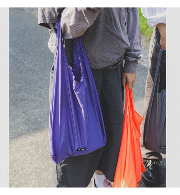 BEAMS「リップストップ マルシェバッグ」|ポーチ|PURPLE