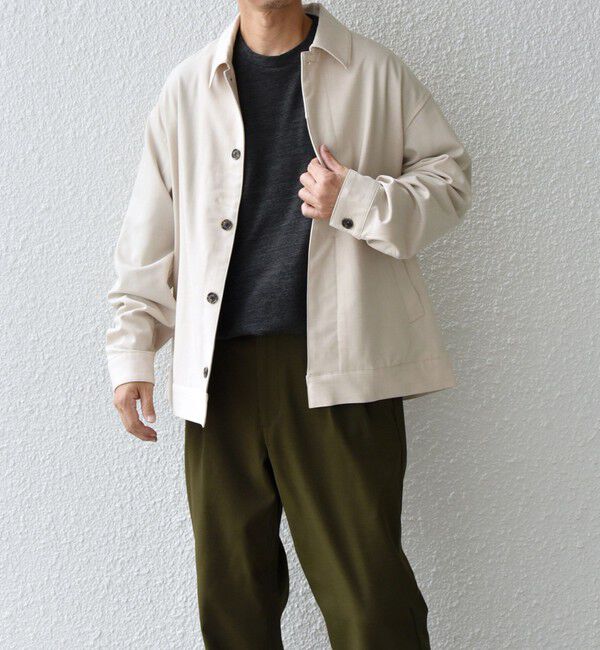 SHIPS any「SHIPS any: 〈手洗い可能〉 ショート ブルゾン 24FW◇」|ブルゾン・スタジャン|