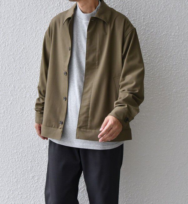 SHIPS any「SHIPS any: 〈手洗い可能〉 ショート ブルゾン 24FW◇」|ブルゾン・スタジャン|