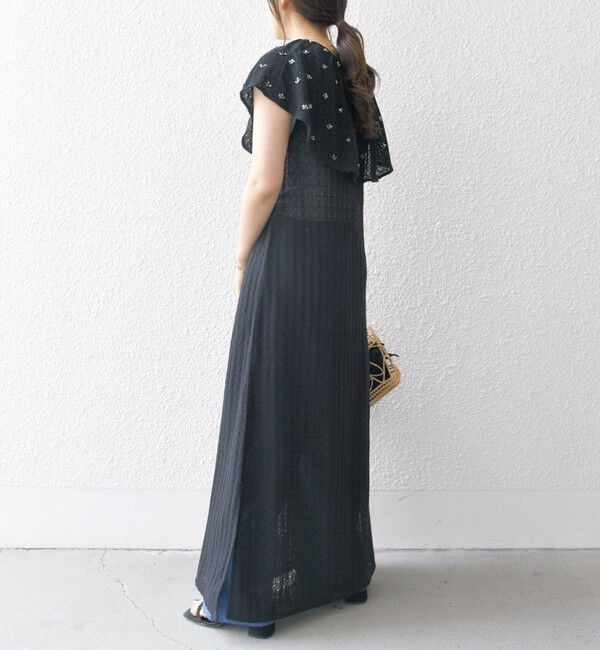 SHIPS any「bon_meur:〈手洗い可能〉ビーズ刺繍 エンブロイダリー ワンピース」|ワンピース|