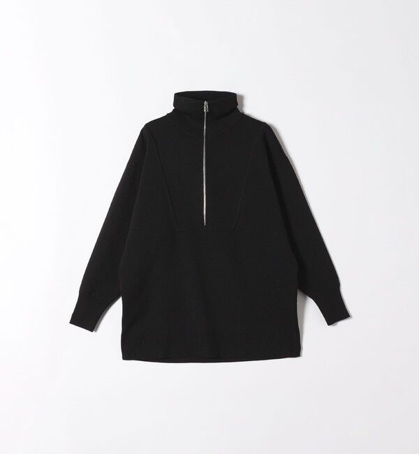 SHIPS any「《一部追加予約》【WEB限定】SHIPS any:〈手洗い可能〉ハーフ ジップ ハイネック プルオーバー」|ニット・セーター|