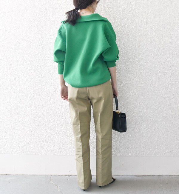 SHIPS any「《一部追加予約》【WEB限定】SHIPS any:〈手洗い可能〉ハーフ ジップ ハイネック プルオーバー」|ニット・セーター|