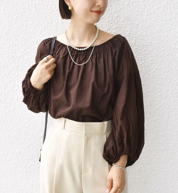 SHIPS for women「【SHIPS別注】TORRAZZO DONNA:〈手洗い可能〉ブラウス」|シャツ・ブラウス|