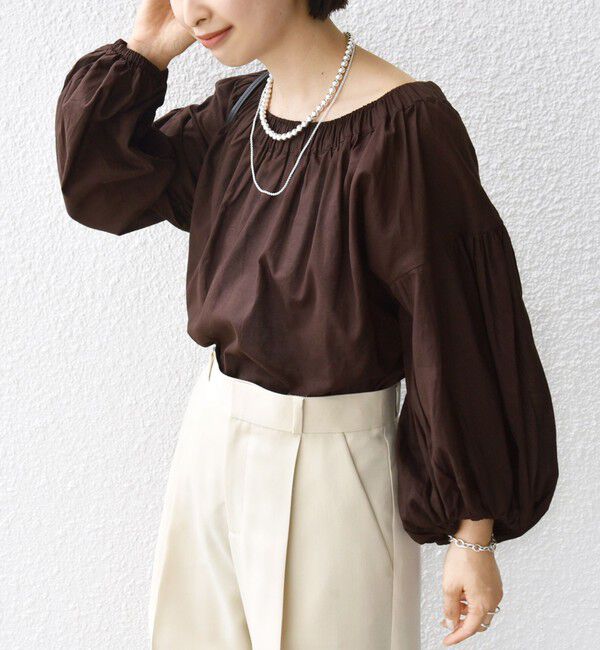 SHIPS for women「【SHIPS別注】TORRAZZO DONNA:〈手洗い可能〉ブラウス」|シャツ・ブラウス|