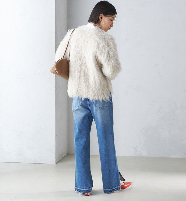 SHIPS for women「〈手洗い可能〉シャギー ファー カーディガン」|カーディガン|
