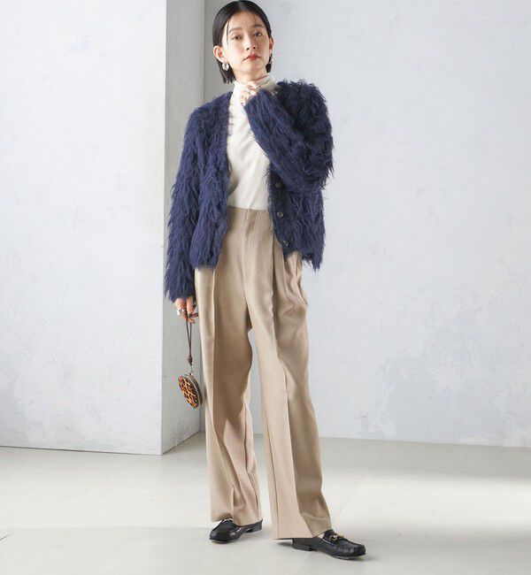 SHIPS for women「〈手洗い可能〉シャギー ファー カーディガン」|カーディガン|