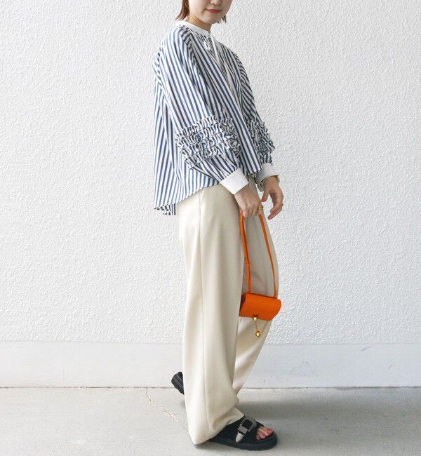 SHIPS for women「ウエスト ベルト デザイン セミワイド パンツ」|その他|