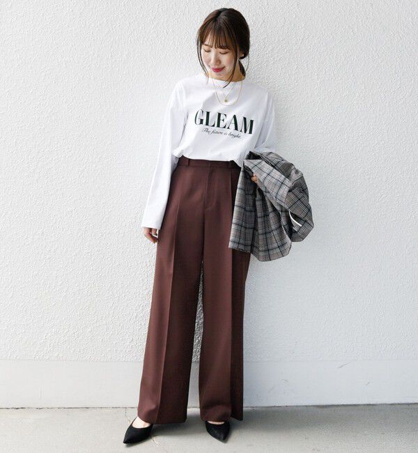 SHIPS for women「ウエスト ベルト デザイン セミワイド パンツ」|その他|