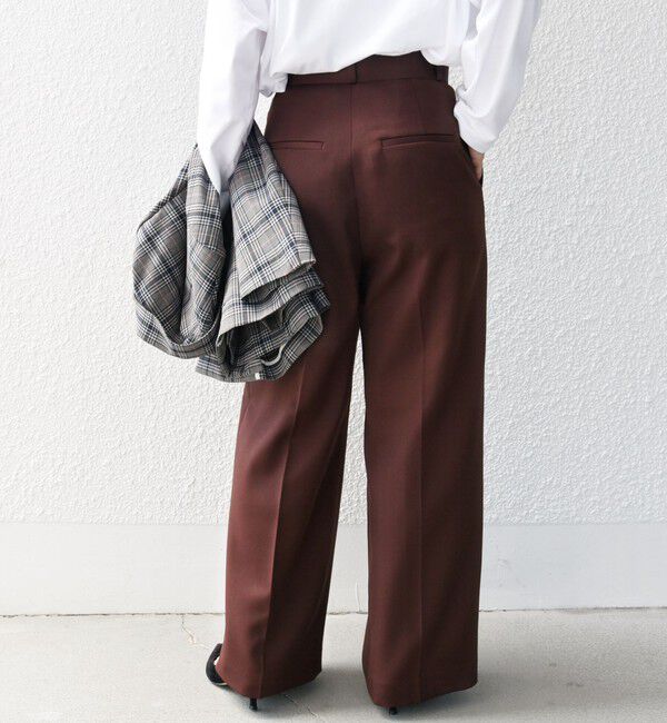 SHIPS for women「ウエスト ベルト デザイン セミワイド パンツ」|その他|