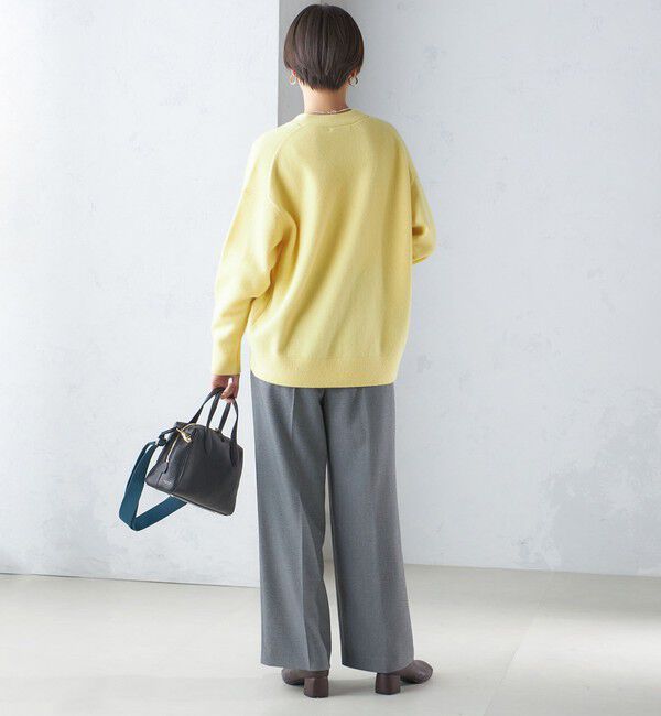 SHIPS for women「〈手洗い可能〉7G ウール カシミヤ Vネック カーディガン」|カーディガン|