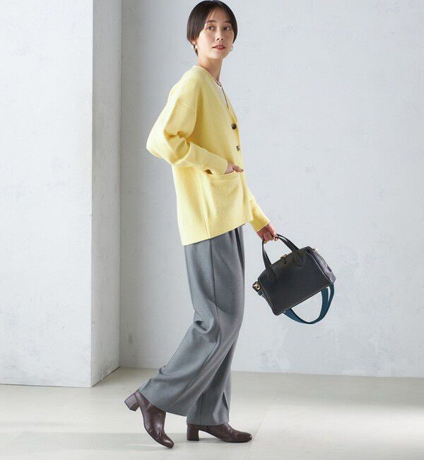 SHIPS for women「〈手洗い可能〉7G ウール カシミヤ Vネック カーディガン」|カーディガン|