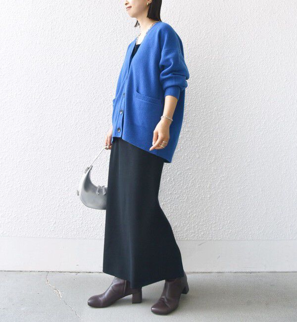 SHIPS for women「〈手洗い可能〉7G ウール カシミヤ Vネック カーディガン」|カーディガン|