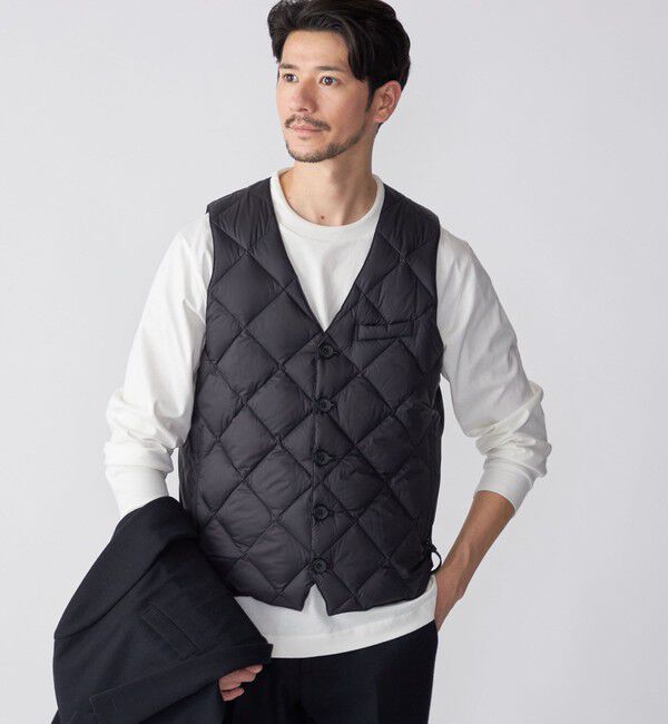 SHIPS「【SHIPS別注】TAION:〈手洗い可能〉パッカブル インナーダウン ジレ (ベスト)」|ダウンベスト・ベスト|