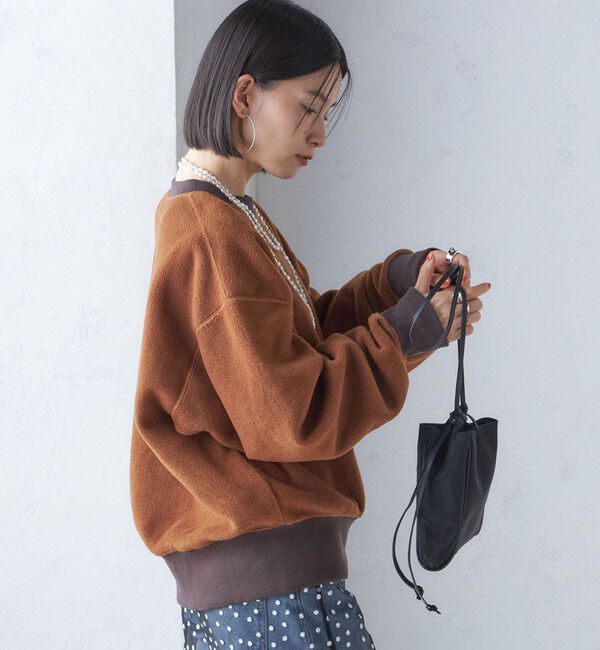 SHIPS for women「onit:〈洗濯機可能〉フリース ショート トップス」|Tシャツ・カットソー|