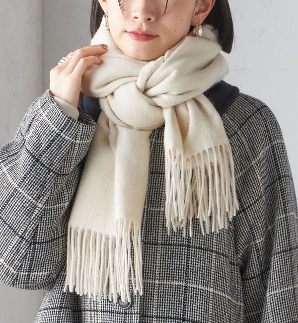 SHIPS for women「ウール カシミヤ ウォッシャブル ストール」|マフラー|
