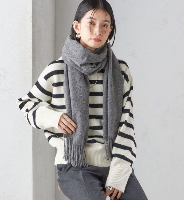 SHIPS for women「ウール カシミヤ ウォッシャブル ストール」|マフラー|