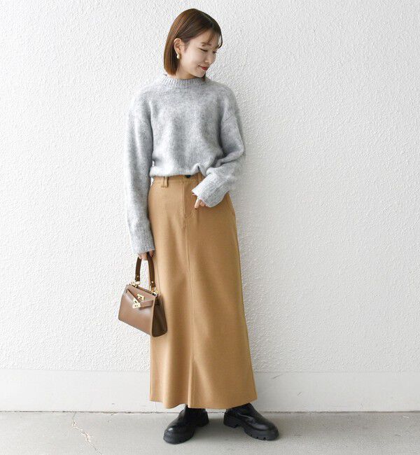 SHIPS any「SHIPS any:〈手洗い可能〉シャギー クルーネック ニット プルオーバー」|ニット・セーター|