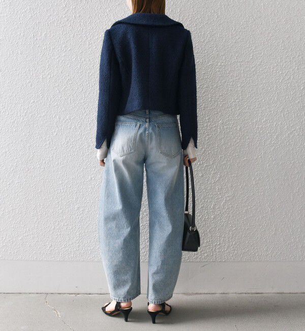 SHIPS any「SHIPS any: モール ツイード ショート テーラード ジャケット」|テーラードジャケット|