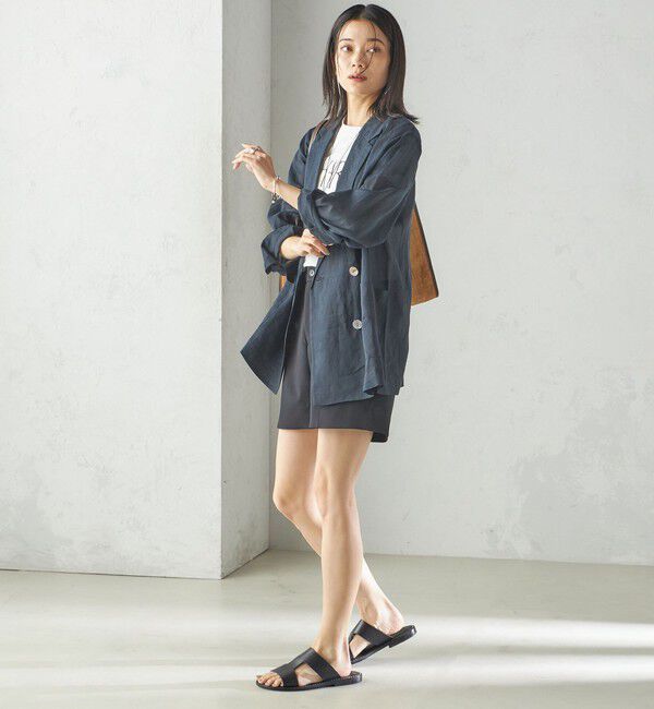 SHIPS for women「小泉里子コラボ:〈手洗い可能〉ダブル クロス ショート パンツ」|その他|