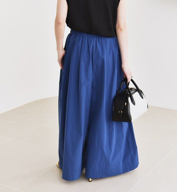 quaranciel「quaranciel:〈洗濯機可能〉タイプライター ギャザー ワイド キュロット パンツ」|その他|