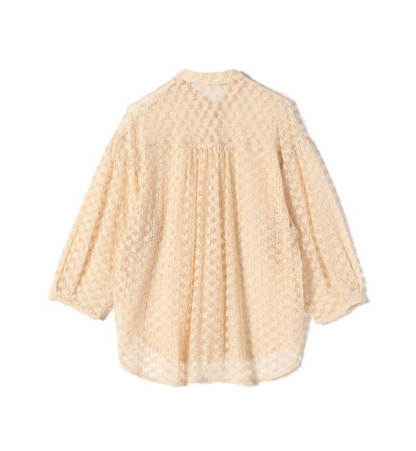 SHIPS for women「〈手洗い可能〉フラワー チュール 刺繍 シャツ」|シャツ・ブラウス|