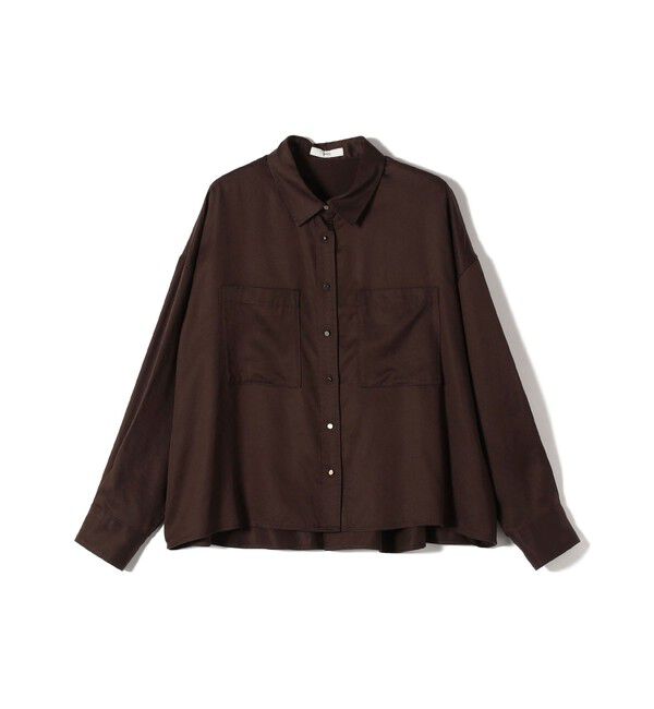 SHIPS for women「〈手洗い可能〉セルロース ツイル 羽織 シャツ」|シャツ・ブラウス|