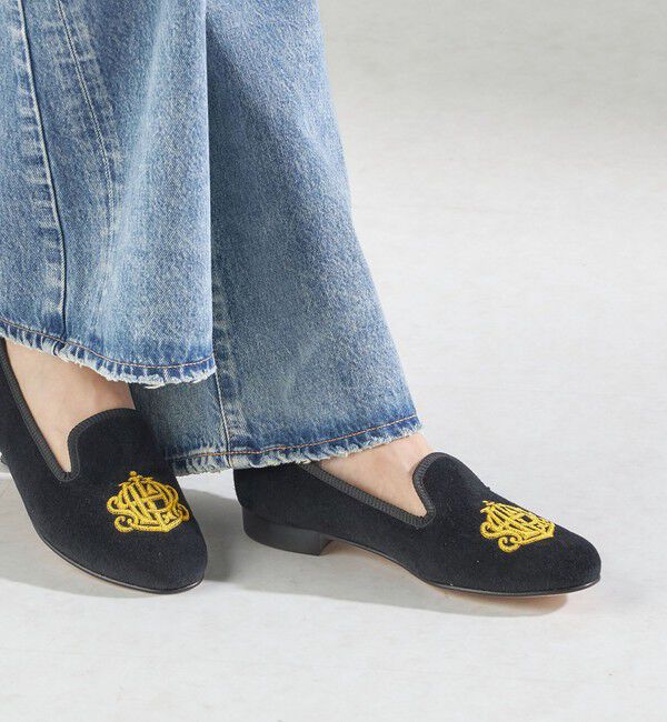 SHIPS for women「【SHIPS別注】Tricker&rsquo;s: 50th ANNIV SHIPS CHURCHILL」|スリッポン|ブラック