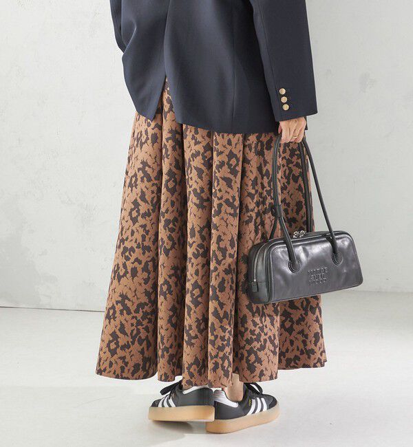 SHIPS for women「〈手洗い可能〉タフタ タック フレア スカート」|スカート|