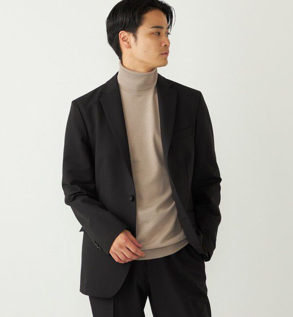 SHIPS Colors 「SHIPS Colors:〈洗濯機可能〉AVANT(R) ACTIVE ストレッチ ジャケット」|テーラードジャケット|ブラック