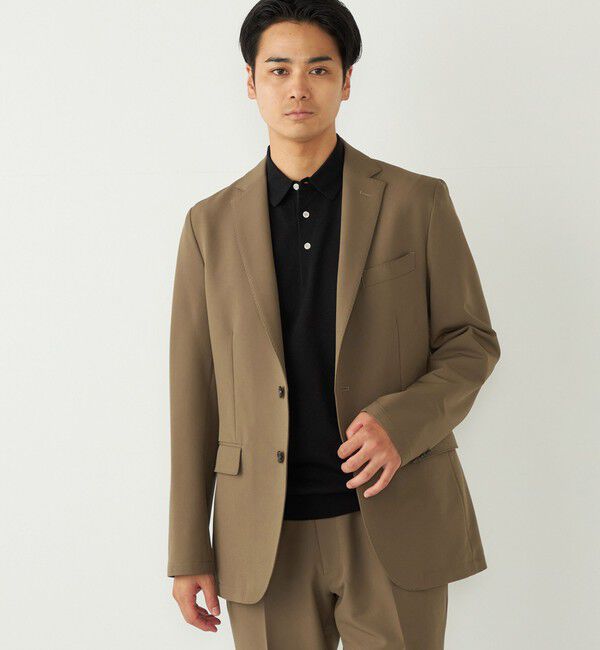 SHIPS Colors 「SHIPS Colors:〈洗濯機可能〉AVANT(R) ACTIVE ストレッチ ジャケット」|テーラードジャケット|キャメル