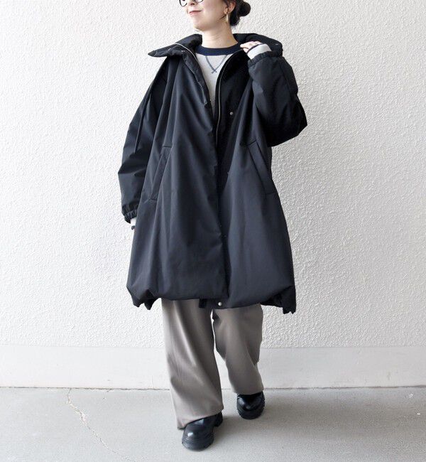 SHIPS any「SHIPS any:〈多機能〉中綿 2WAY フーディー テントライン コート」|その他|